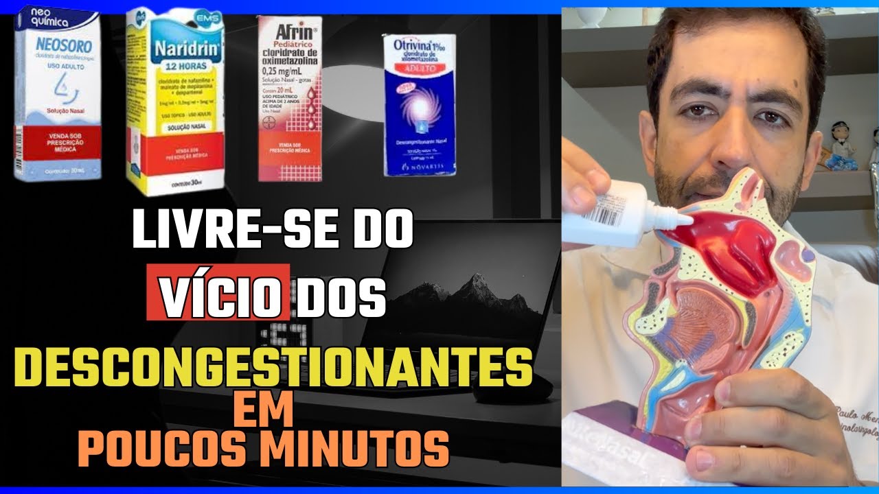 Pare de usar os descongestionantes nasais para desentupir o nariz. Veja esta nova op&ccedil;&atilde;o