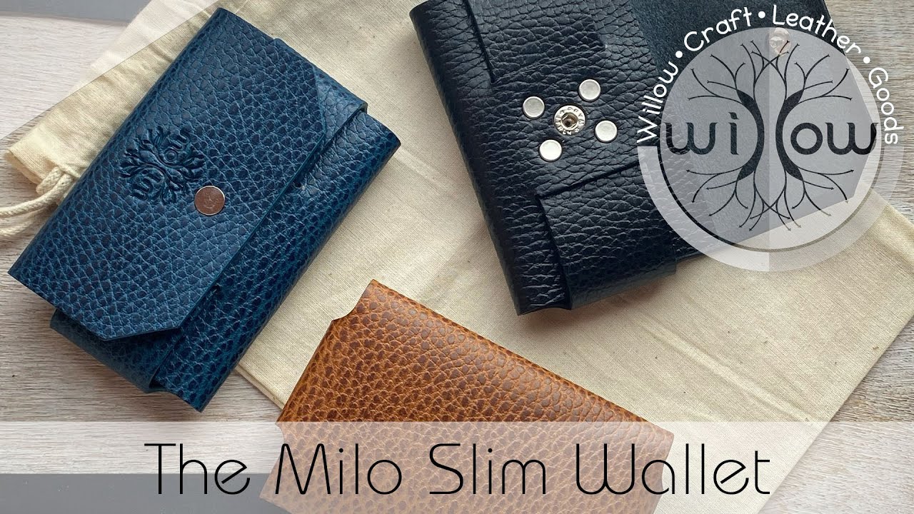 Willow Craft Goods - The Milo SLIM Stitchless Wallet Overview