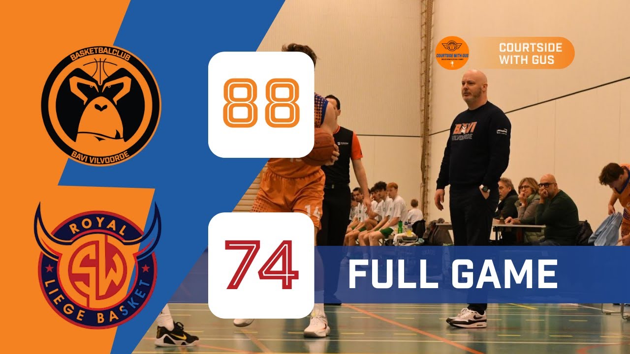 U18 Bavi Vilvoorde vs RSW Liège Basket: 88-74 (National Round)
