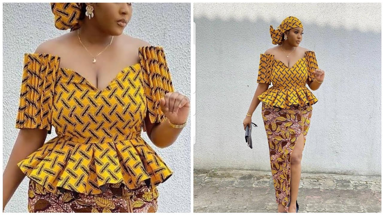 Drum sleeve Blouse/Pleated sleeve(cutting and stitching)