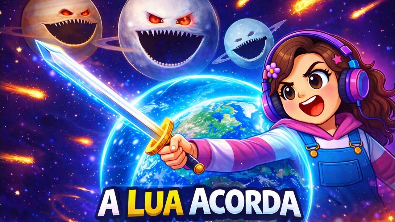 A LUA ACORDOU 👀🌝