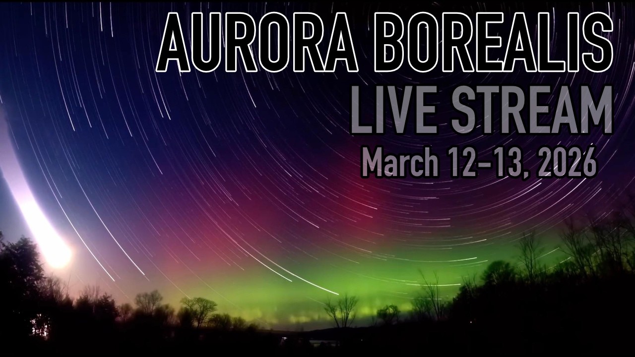 Aurora Live Cam - Batchawana Bay March 12-13, 2026
