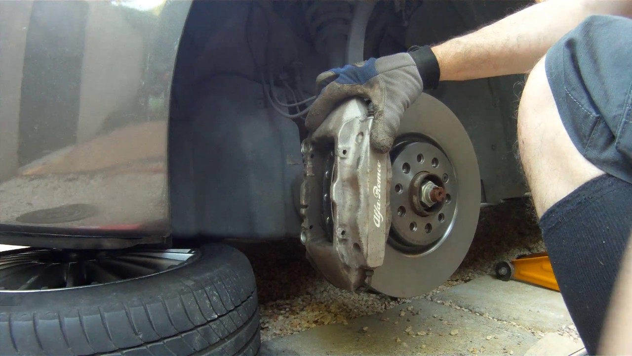 ALFA ROMEO 159 | BREMBO BRAKE DISC/ROTOR AND PAD CHANGE | DIY