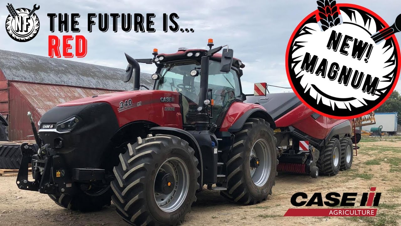 NEW! CASE MAGNUM AFS CONNECT!!! | NEW! CASE BALER! | WALK AROUND AND TEST + SEE IT IN ACTION!