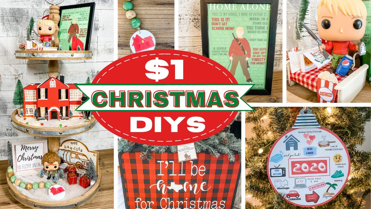 🎄KEVIINNN! HOME ALONE CHRISTMAS MOVIE DIYS you don't want to miss!  Dollar Tree Christmas Movie DIYS