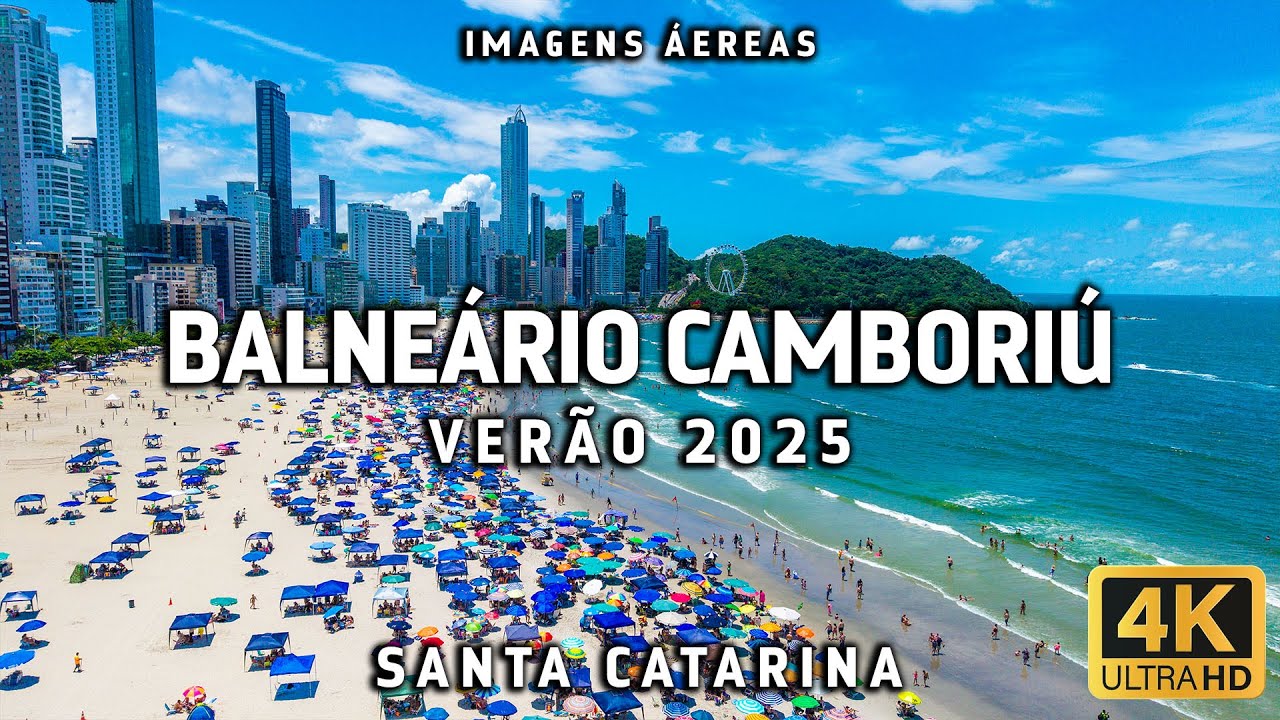 Verão 2025 em Balnéario Camboriu - Melhores Imagens Aereas em 4K