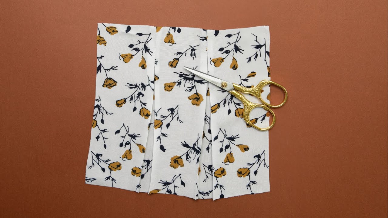 How To Sew Inverted Box Pleats