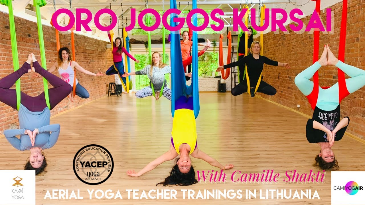 Oro Jogos Kursai su Camille (@CamiyogAIR) | Aerial Yoga Teacher Training in Lithuania | CamiYoga
