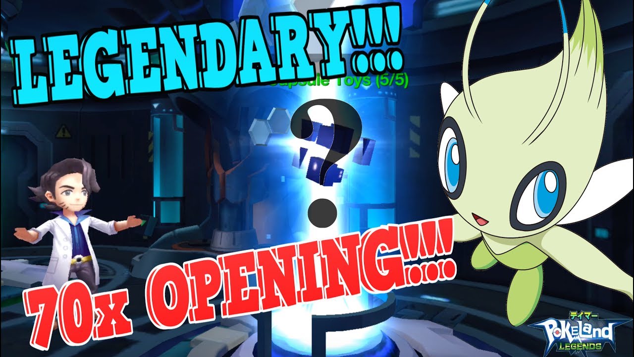 FATE WORLD/FANTASY TRAINER | LEGENDARY!! 70x Advanced Capsule Toy Opening!!!!!Celebi!!