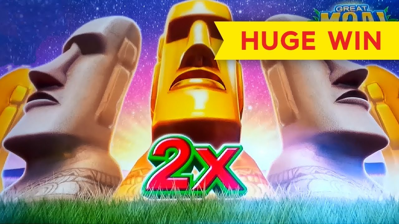 Great Moai Slot - HUGE WIN - AWESOME BONUS, YES!