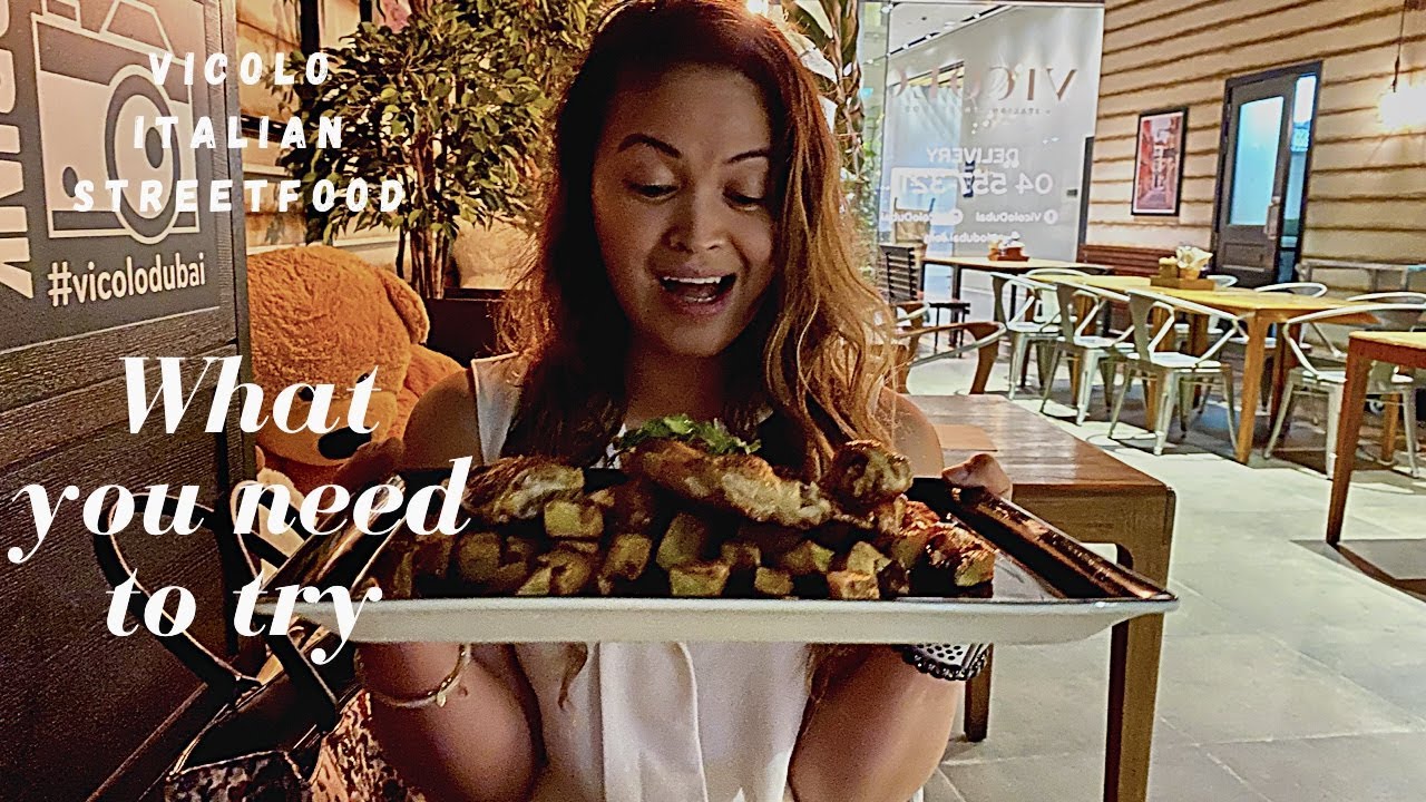 Vicolo Italian Streetfood in Dubai Design District ||Food Vlog