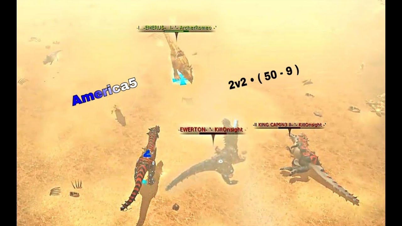 Dino Storm - 2 Clowns Losing PvP 2v2 ( 50 - 9 ) | Ame5 | Part #1
