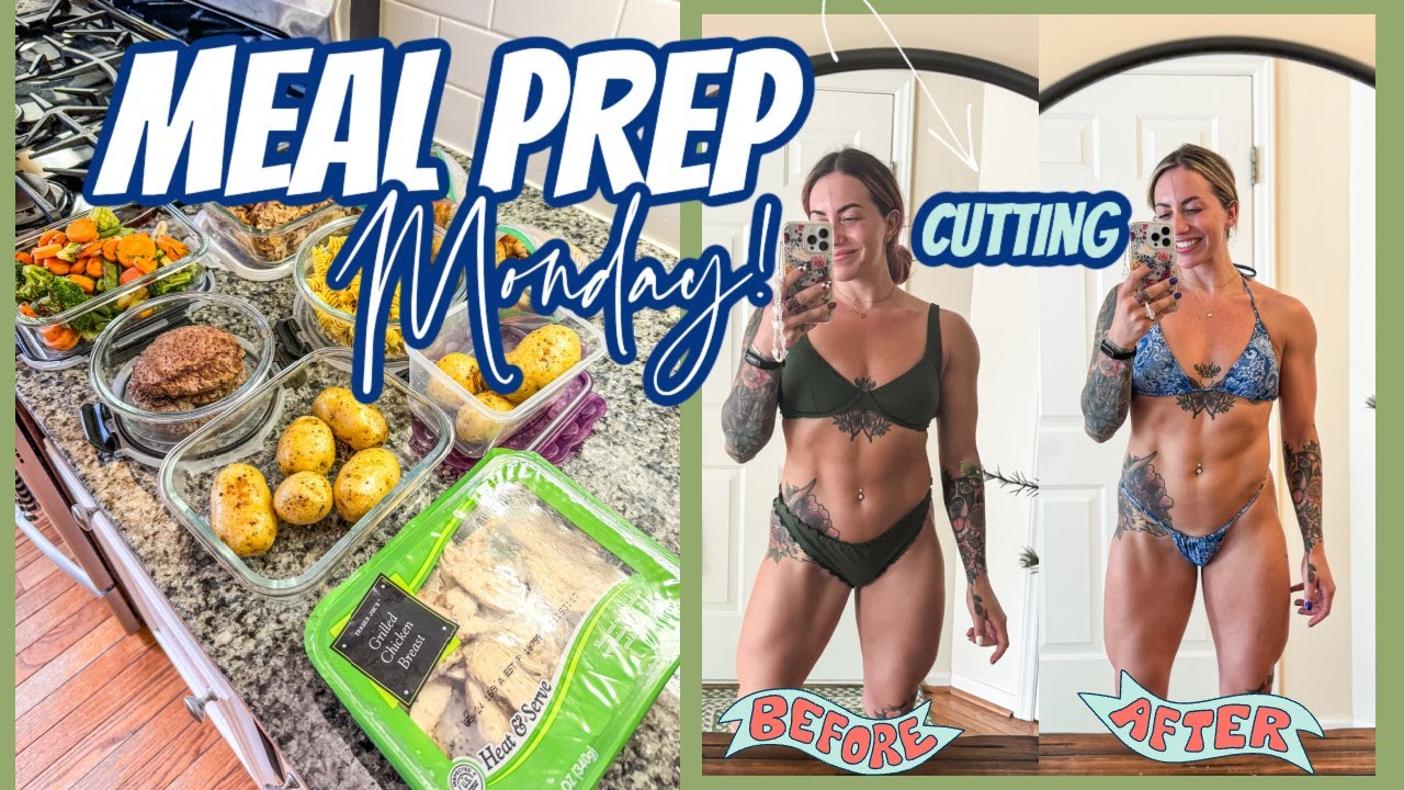 EASY MEAL PREP MONDAY | Foods I'm Eating While Cutting