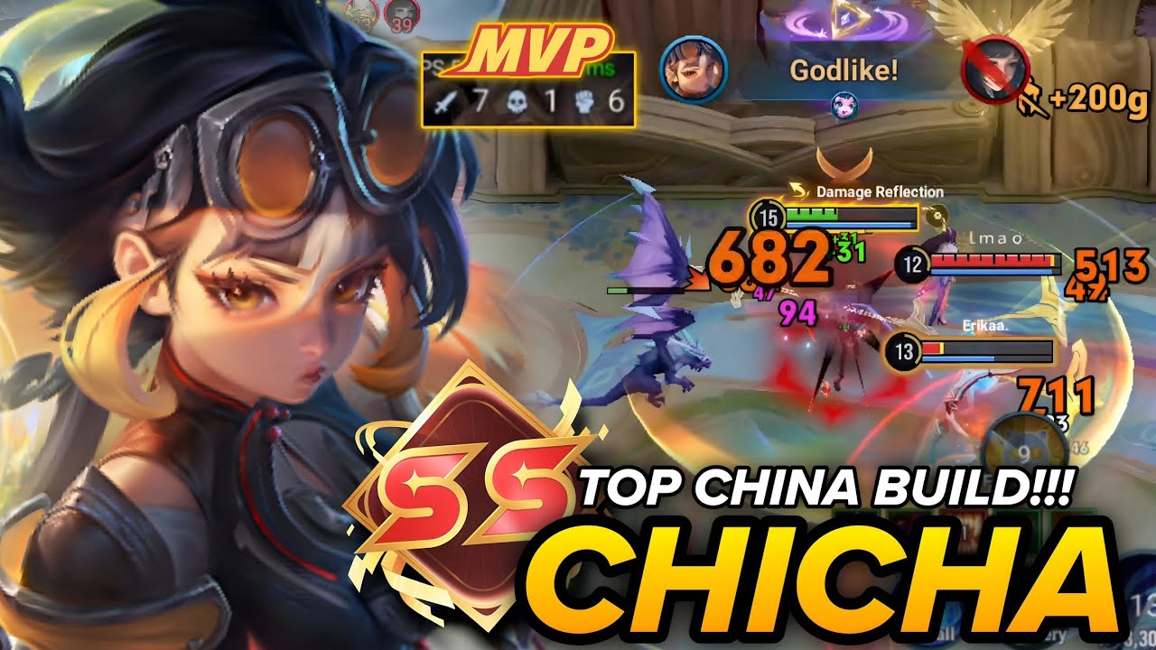 SS! CHICHA JUNGLE GAMEPLAY USING TOP CHINA BUILD IN RANKED GAME! | CHICHA BUILD & ARCANA - HOK