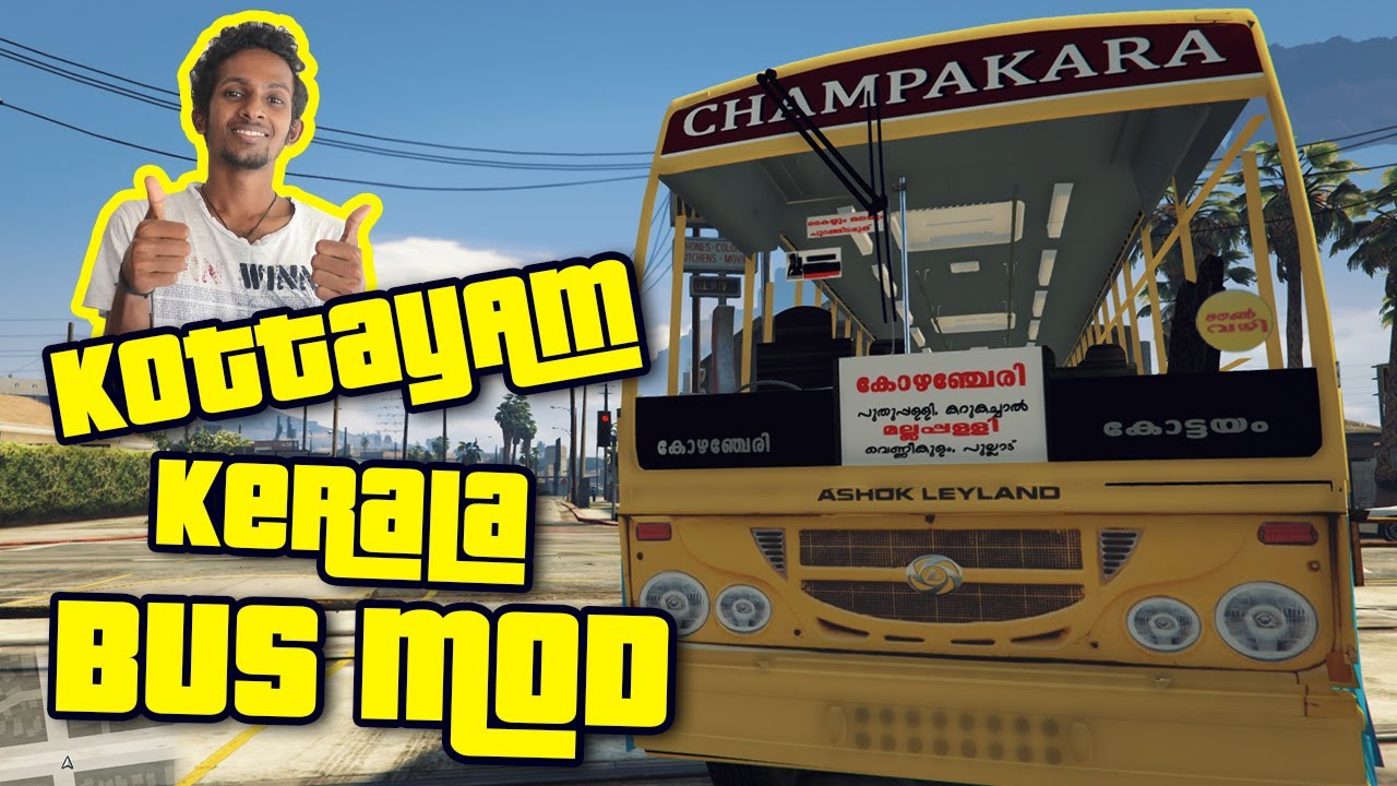 Kottayam കാരുടെ സ്വന്തം ചമ്പക്കര ബസ് Game ൽ കൊണ്ടുവന്നപ്പോൾ 😍😍 GTA V MALAYALAM TECHIES