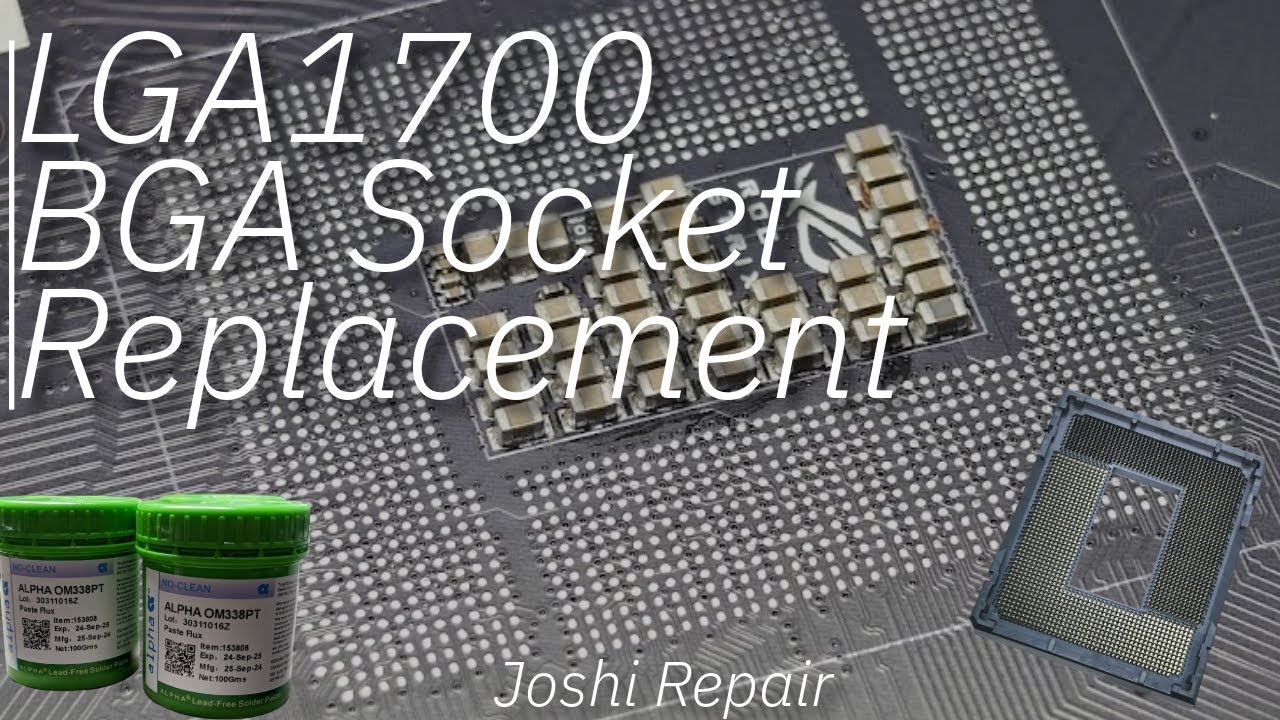 ASUS ROG Maximus Z790 Extreme Damaged Socket - How Are Motherboard Sockets Replaced? | Joshi Repair