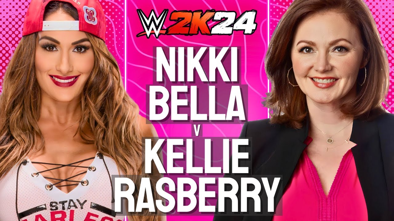 💥 WWE 2K24 l Nikki Bella w/ Jenna Owens v Kellie Rasberry w/ Brie Bella - Singles Wrestling Match 💥