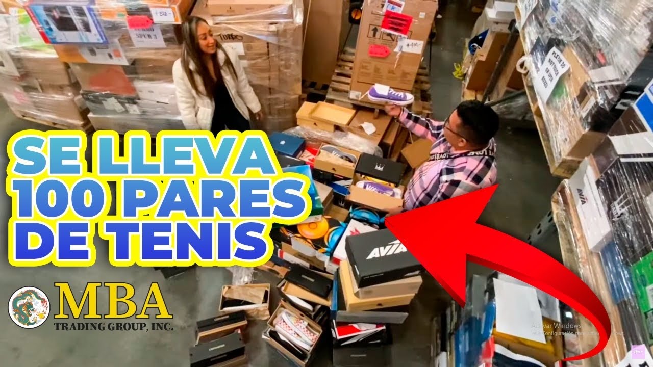 Se llevó una Paleta de 100 pares de Tenis y nos platica cómo se los lleva a México😱Abrimos TODO