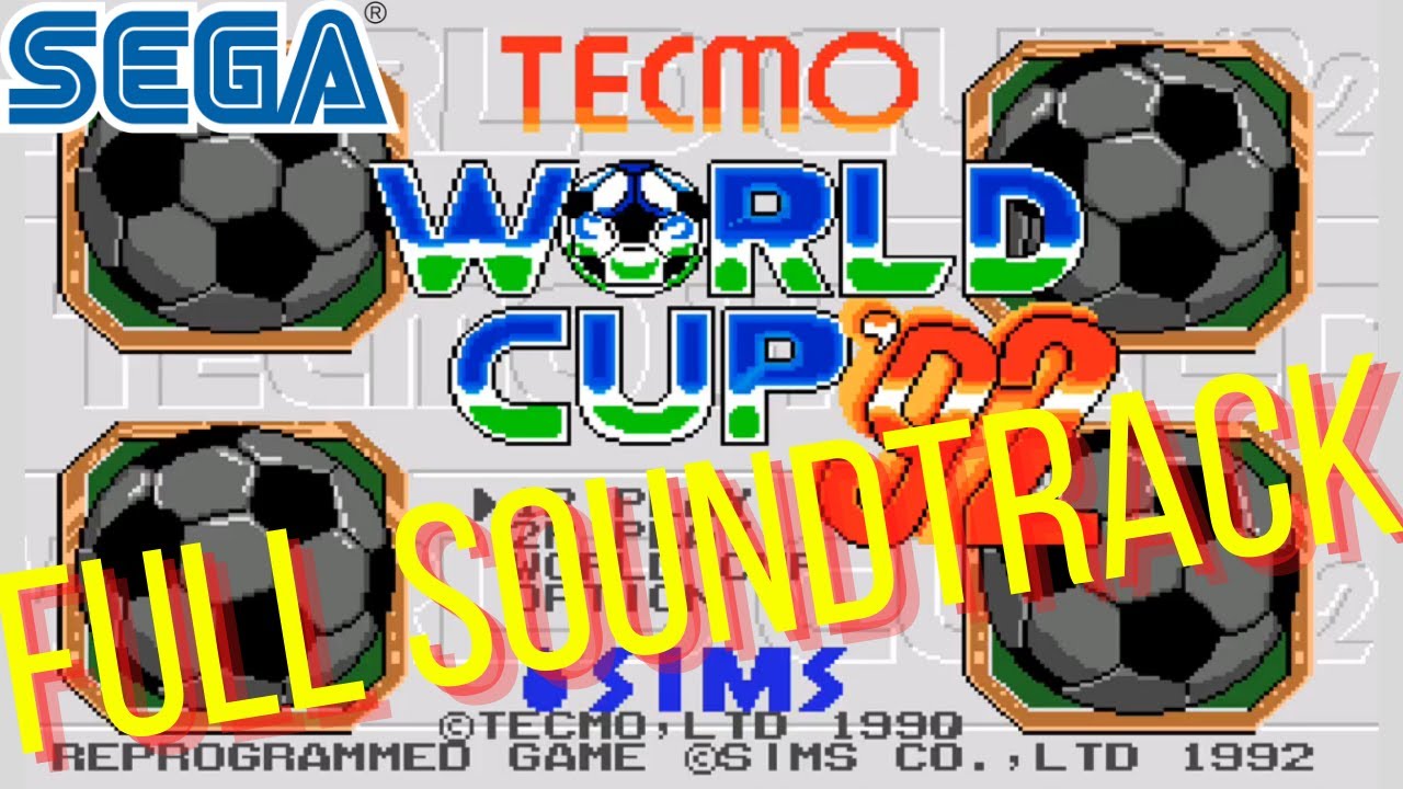 Tecmo World Cup 92 Soundtrack OST Sega