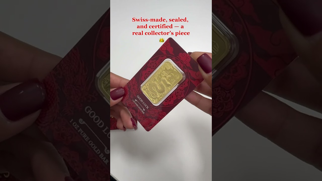 PAMP Good Luck Dragon Gold Bar🐉