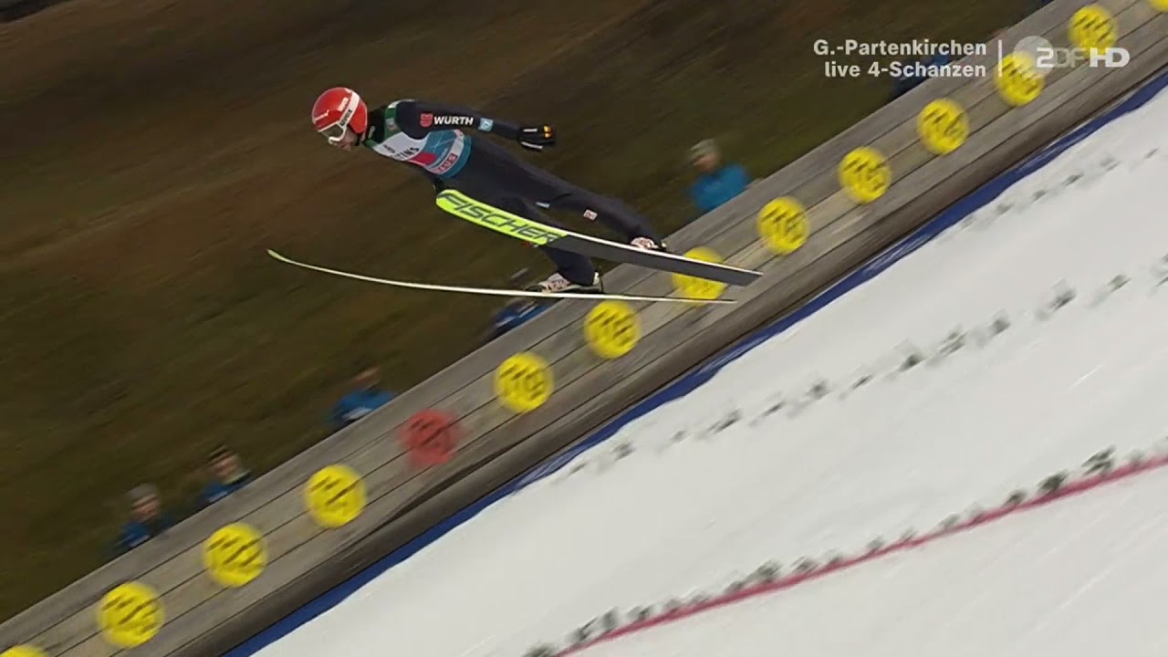 Markus Eisenbichler 143,5m !!! - 2nd place - Vierschanzentournee Garmisch-Partenkirchen 2022