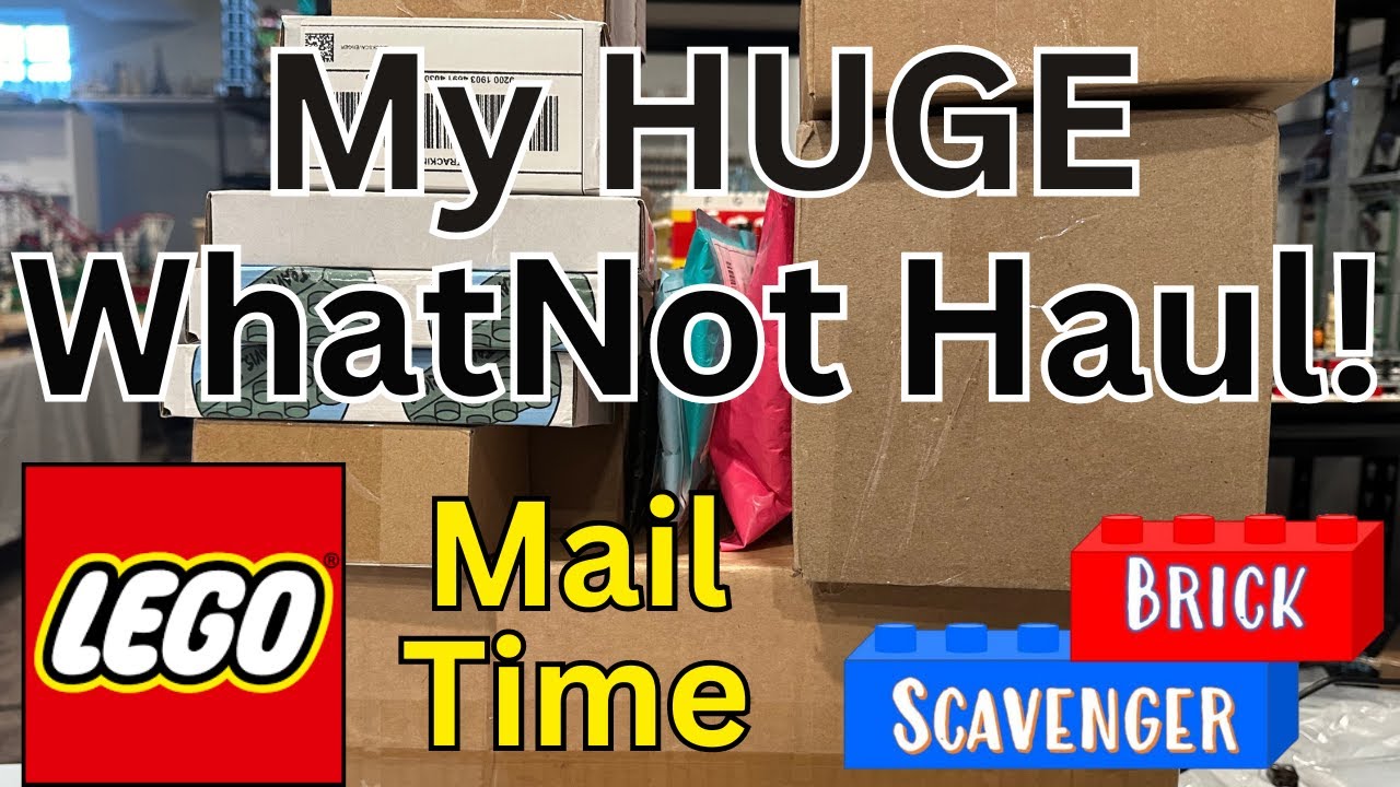 My Huge Lego Minifigure Haul from WhatNot on Mail Time