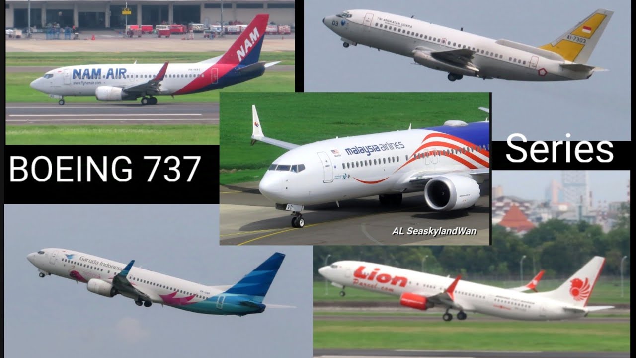 Dari yang lama hingga yang terbaru, Boeing 737 Series di Juanda Surabaya Int'l Airport.