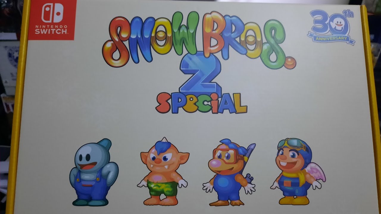 UNBOXING - snow bros 2 edicion especial nintendo switch ⛄️