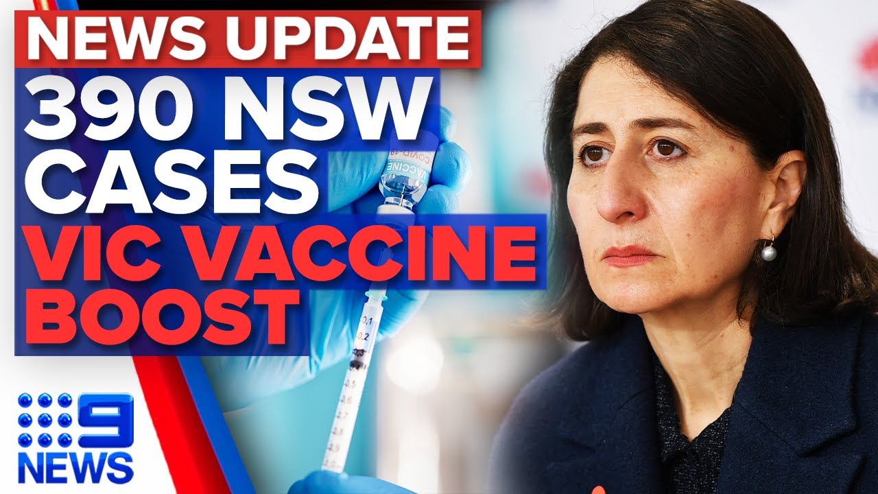 NSW COVID-19 cases spike, Victoria offers AstraZeneca to all adults | 9 News Australia