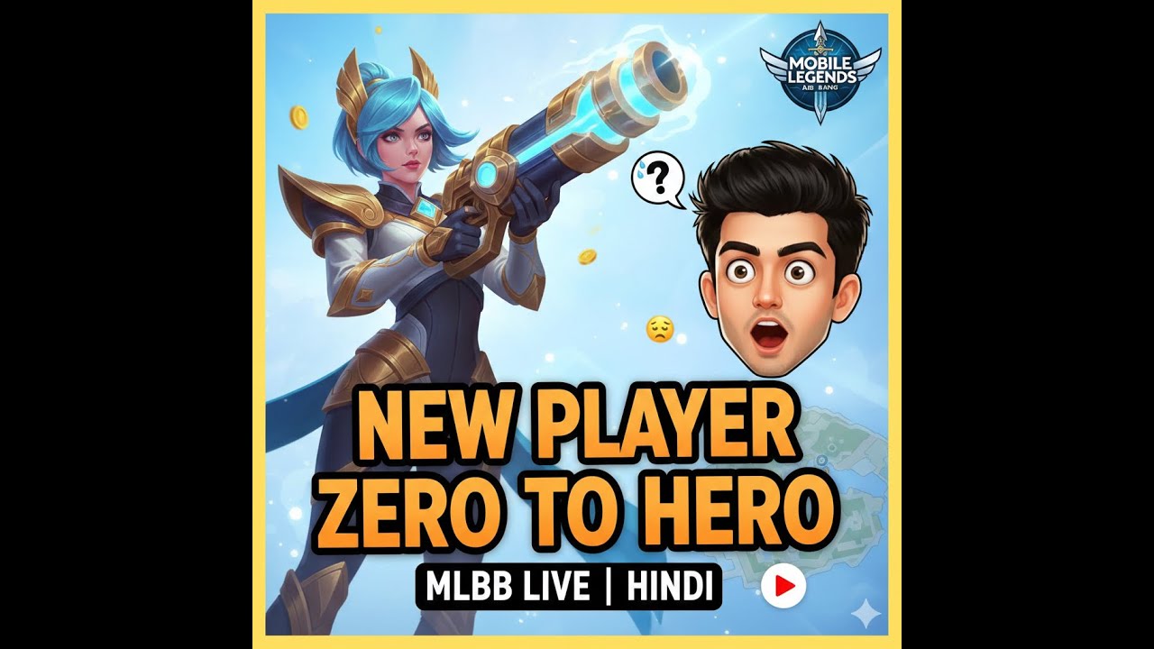 Mobile Legends LIVE: Aaj Rank Push Karenge! 🔥Day 3 | Noob ki shuruat | MLBB HindI