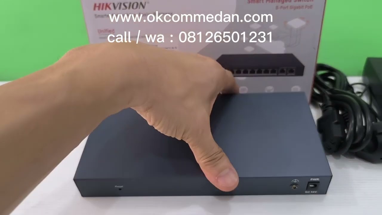 Hikvision Ds-3e1510p-ei/m 8 port gigabit smart poe switch