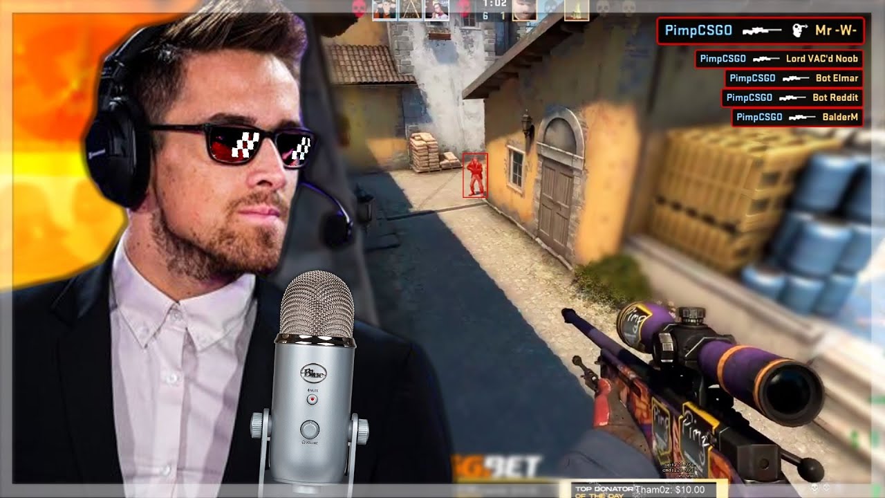 PimpCSGO CAST While Making SICKEST ACE! (SAVAGE)