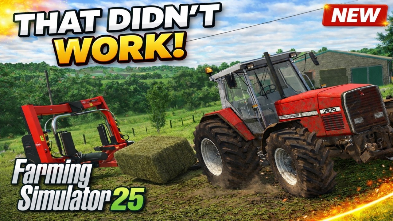 That Didn't Work - The Pichonniere Valley Ep 16 - Farming Simulator 25