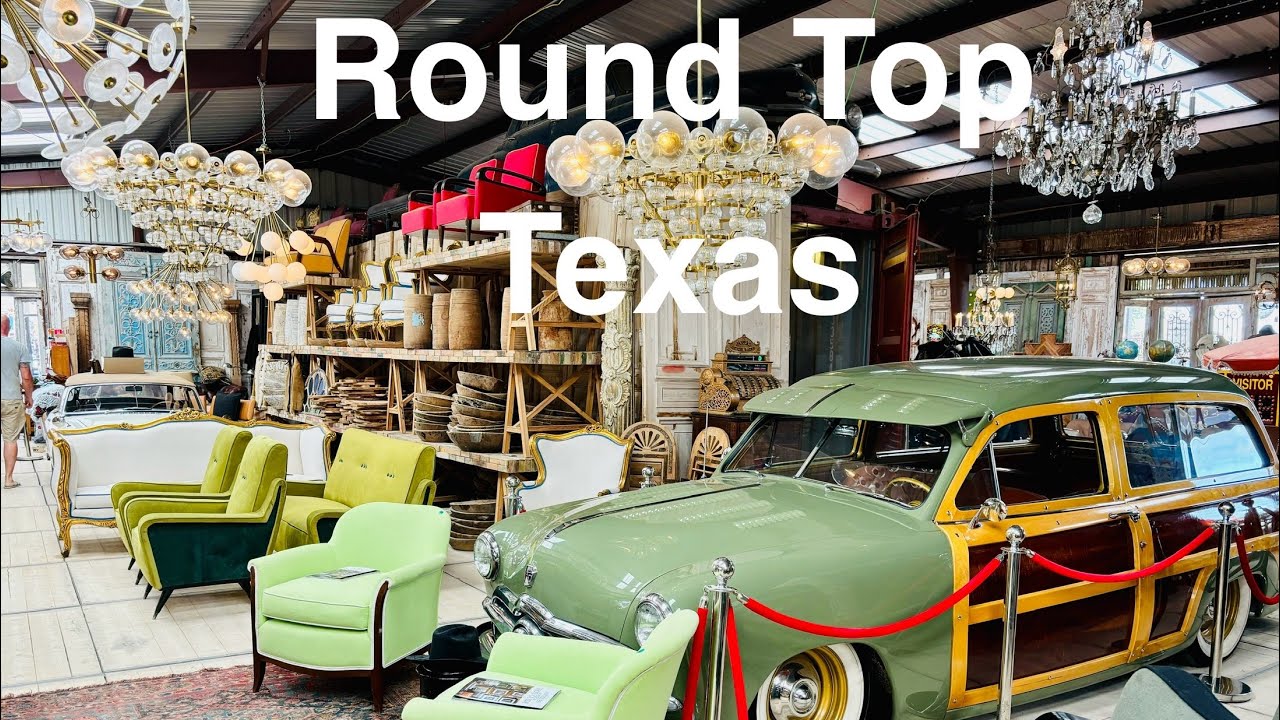 Walking Round Top Texas Antique Show