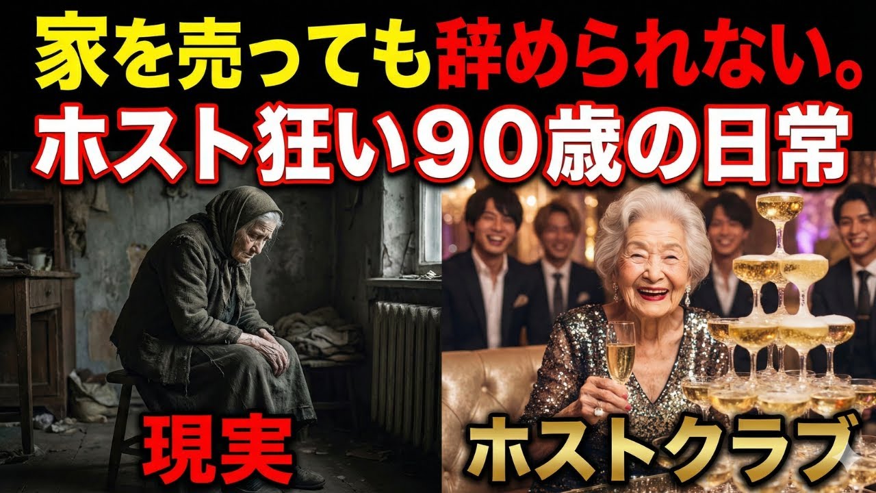 【AIおばあちゃん】家を売ってまで通う90歳ホス狂の日常