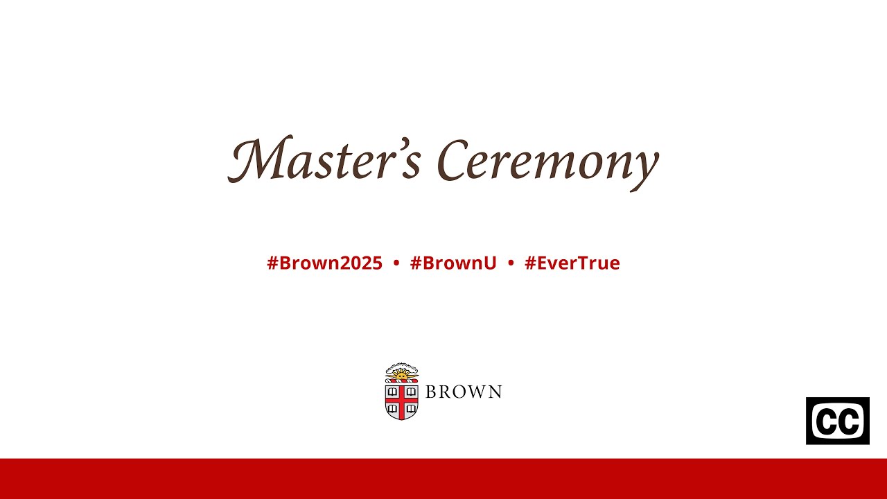 (CC) 2025 Master's Ceremony