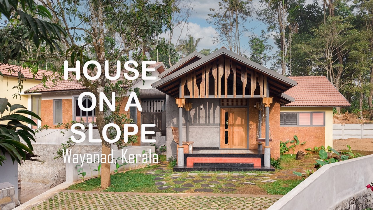 House on a slope in Wayanad, Kerala by Tales of Design studio