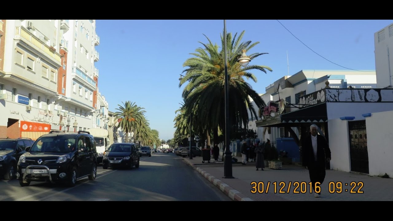 من طنجة الى العرائش عبر الطريق الوطنية أصيلة خميس الساحل 30-12-2016 Morocco Larache