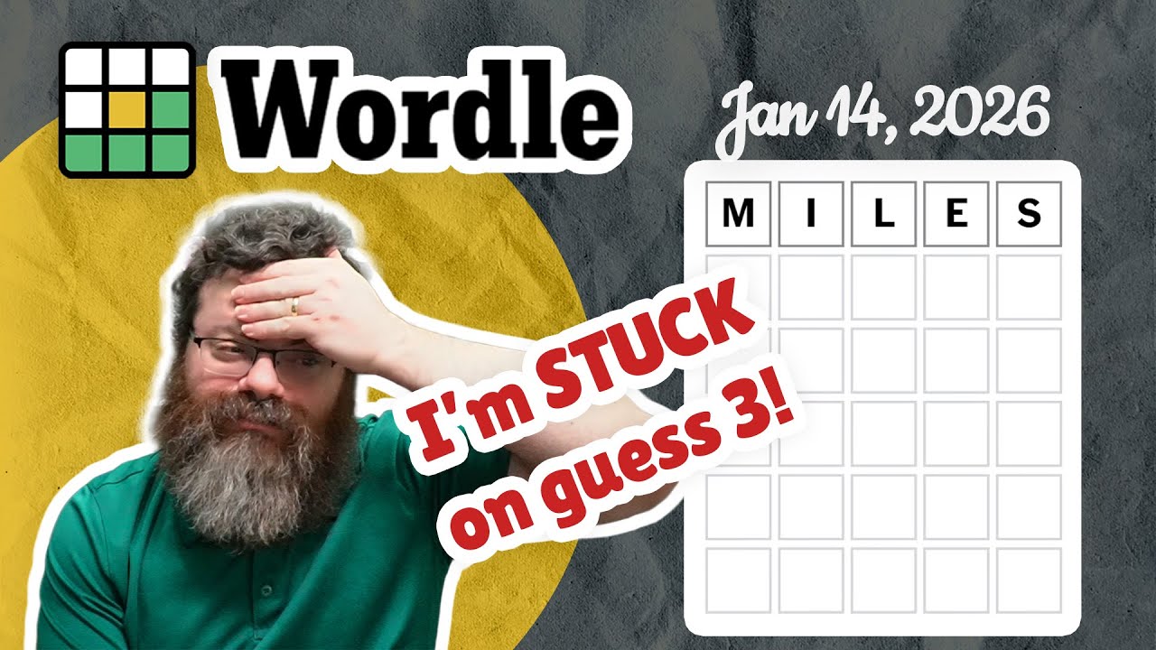 How is this so hard? | Wordle #1670 (Jan 14th, 2026)