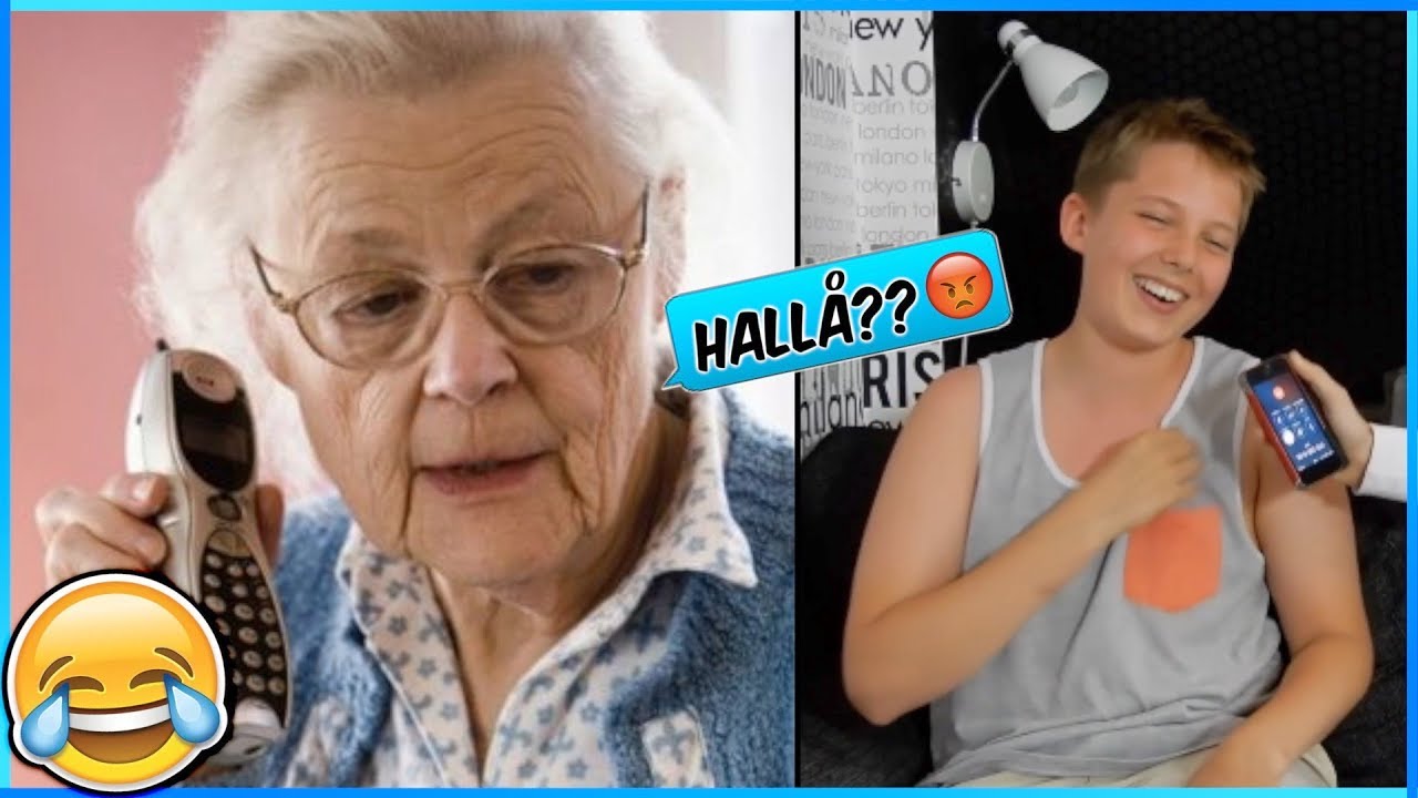 B&Auml;STA AV BUSRINGER GAMLA TANTER!! *HAHAHA*