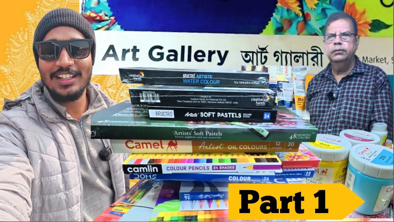 🎨 Kolkata Best Art Material Shop || Cheapest Art Shop || Craft || Art Gallery Sealdah || Art Vlog 🌈 