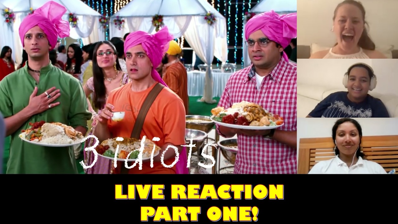 3 Idiots Movie Reaction *Part One*! 15TH ANNIVERSARY!