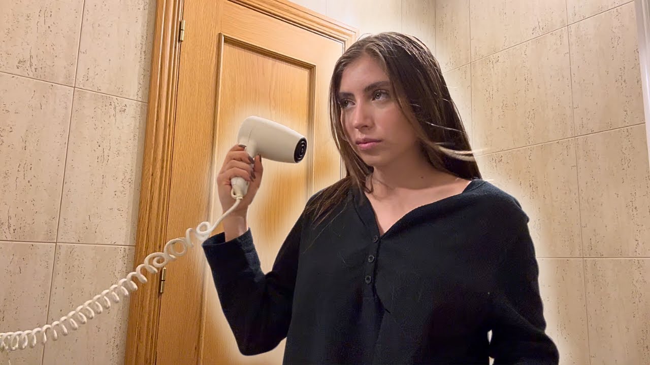 Hotel Bathroom Hair DRYER Sound ASMR for Sleep - 8 Hours