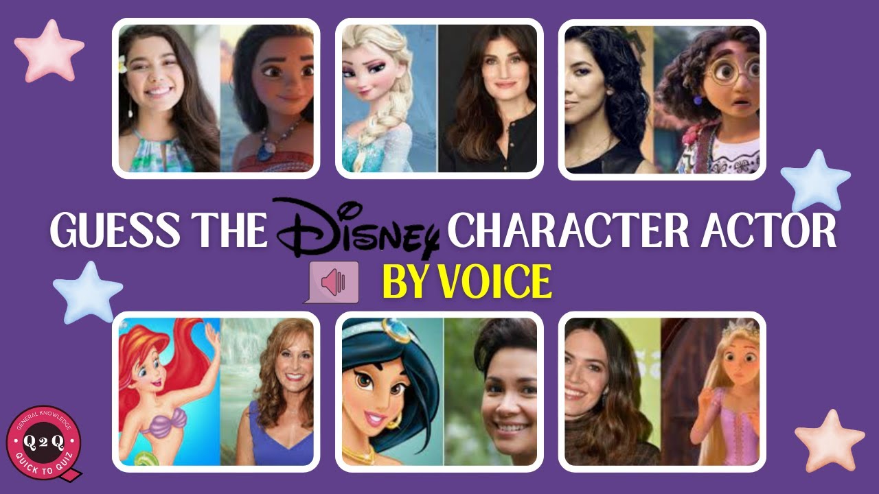➿Guess the Disney Character by the Voice! | Disney Voice Actor Quiz