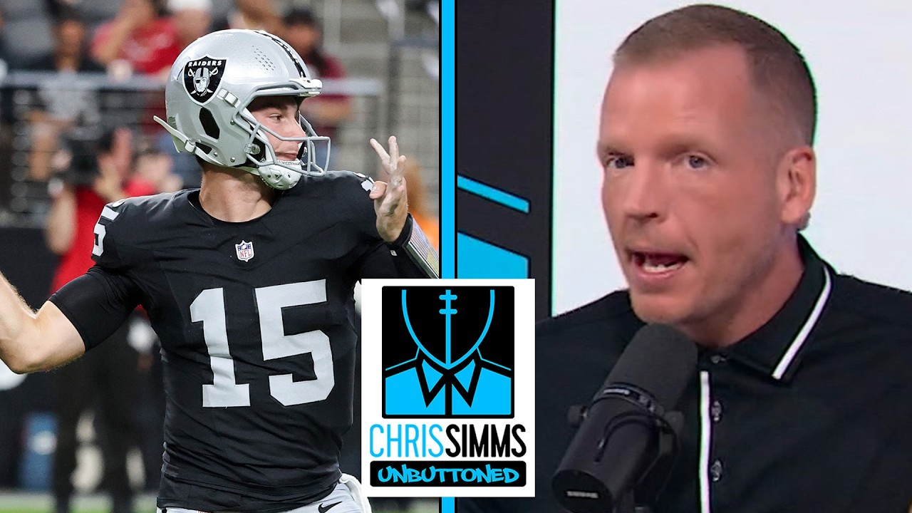 Raiders rookie QB Mendoza passes first test in preseason debut | Chris Simms Unbuttoned | NFL on NBC