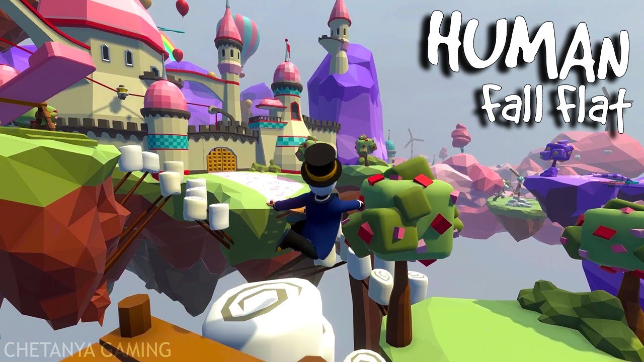 Human Fall Flat CANDYLAND Level Full WALKTHROUGH l Chetanya Gaming