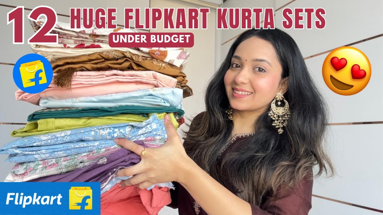 12 WOW Flipkart Kurta Set Try On Haul 😍 | EOSS 80% OFF 💖 | Isha Vinod Jain