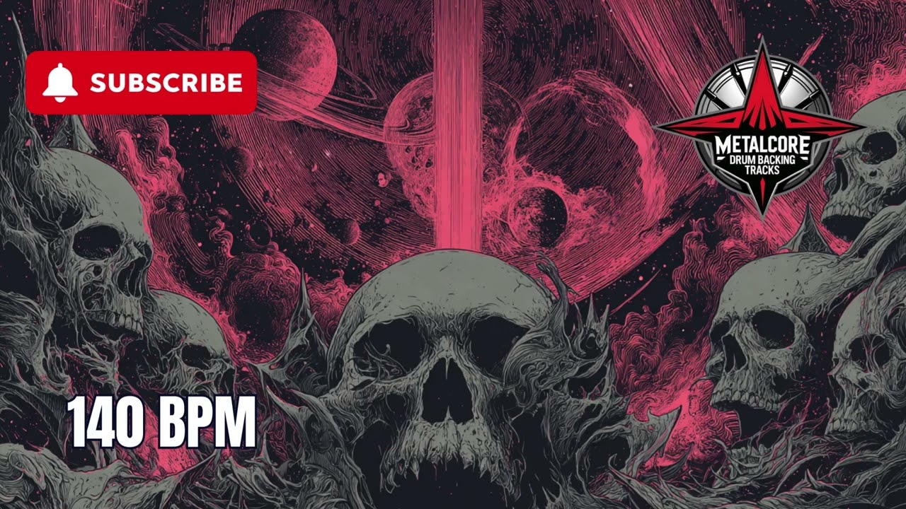 140 BPM Metalcore Drum Track – Energetic Mid-High Groove