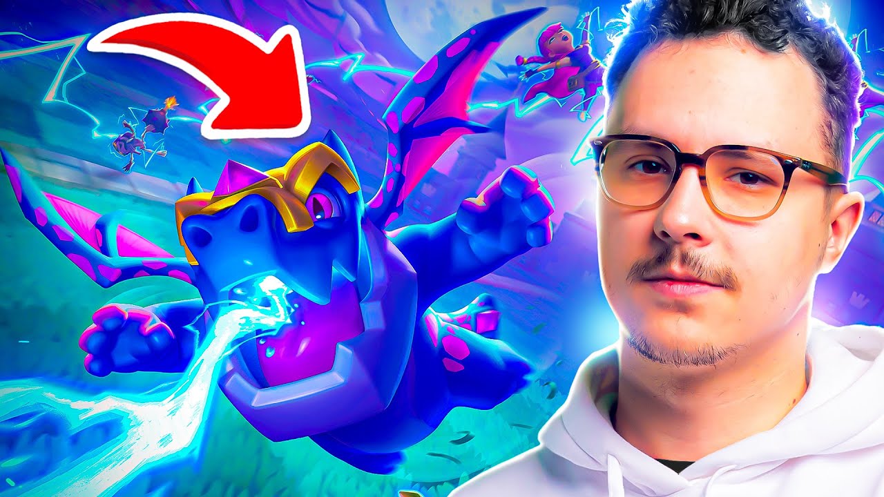 L'électro dragon évolutif arrive dans clash royale ! (c'est beaucoup trop fort)