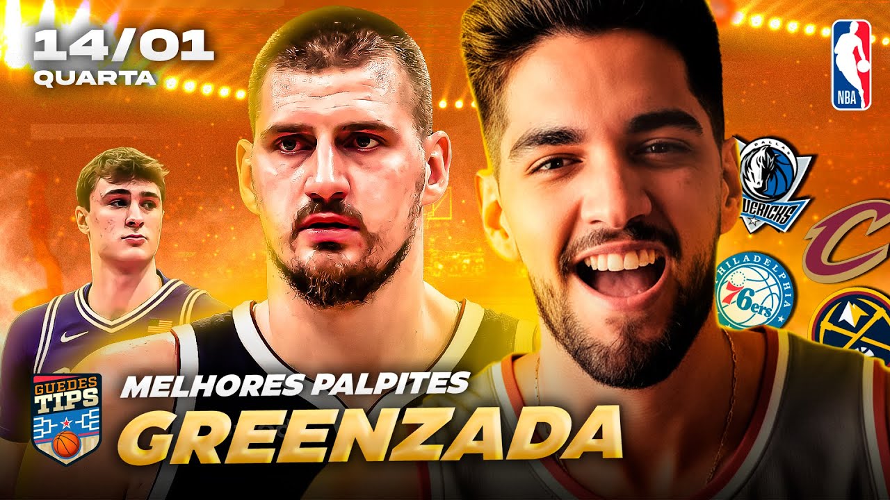 PALPITES DA NBA PARA HOJE 14 01 2026 (QUARTA-FEIRA) + BILHETE PRONTO